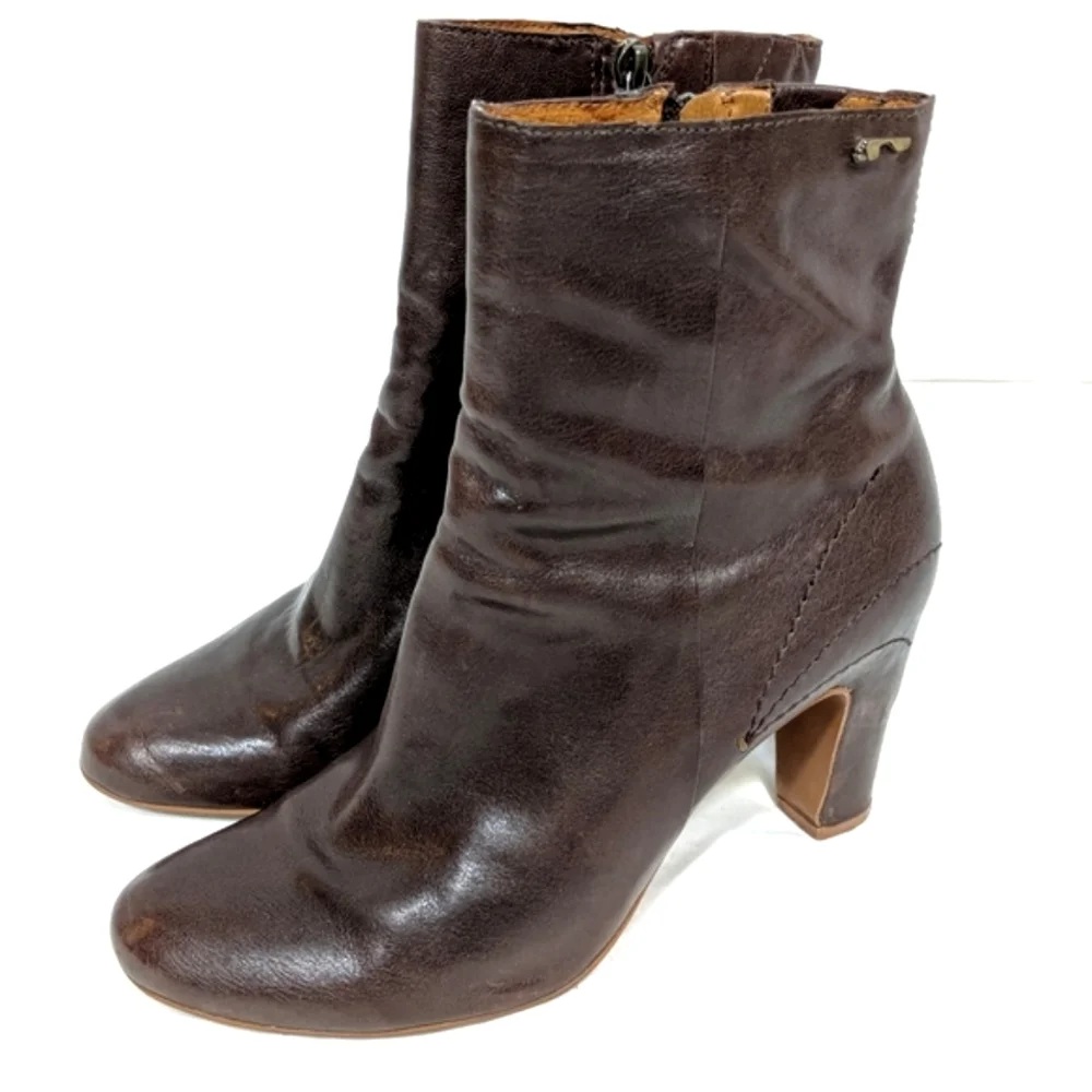 Naked Feet Panorama Brown Ankle‎ Boots